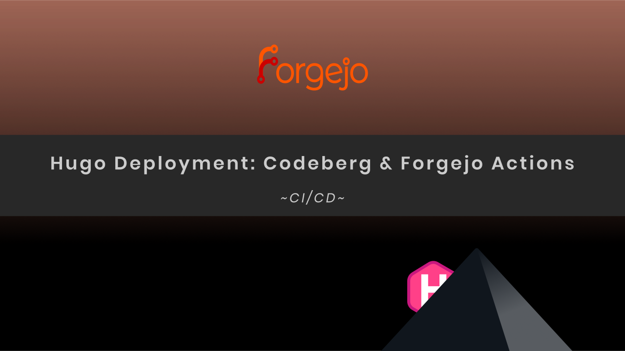Hugo Deployment on codeberg